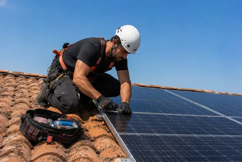 Maintenance et monitoring de panneaux solaires à Rodès