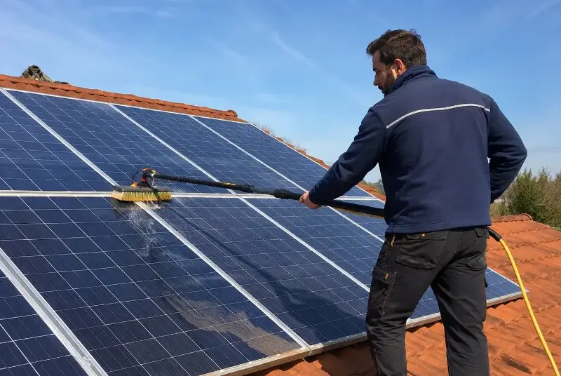 Nettoyage et entretien de panneaux solaires à Rodès
