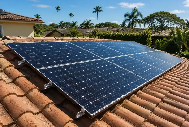 Installation de panneaux solaires à Rodès